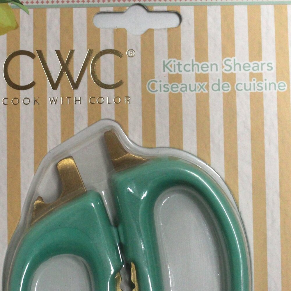NWT Cook With Color Versatile Kitchen Shears With Blade Cover 6 Tools In 1 - Picture 10 of 10